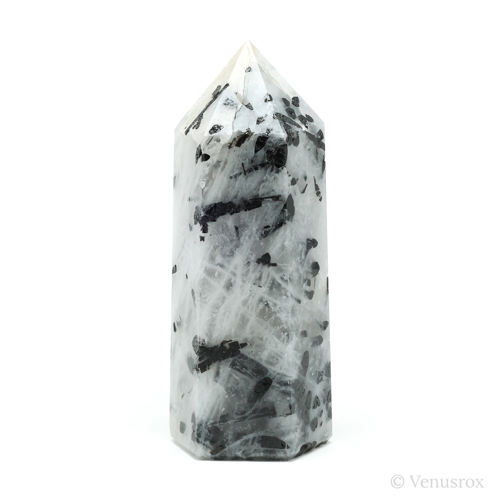 Tourmalinated Quartz Polished Point from Brazil | Venusrox