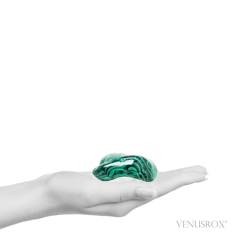 Malachite with Chrysocolla Polished Crystal from the Democratic Republic of Congo | Venusrox