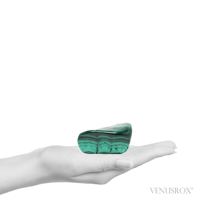 Malachite Polished Crystal from the Democratic Republic of Congo | Venusrox