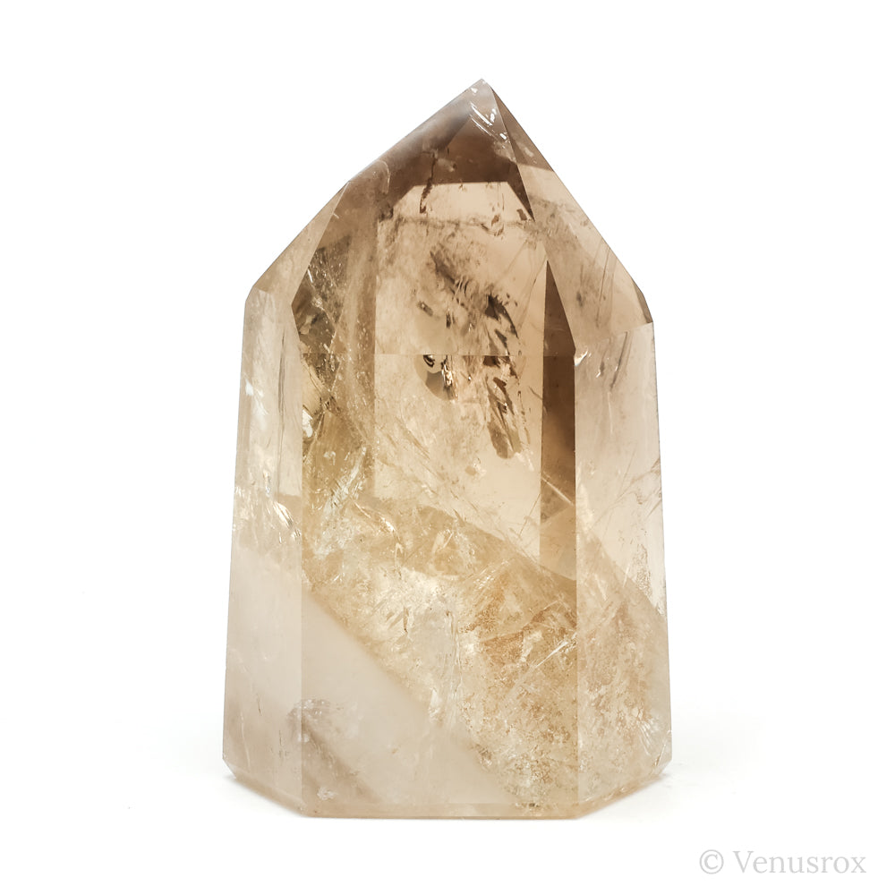 Natural Citrine Phantom Polished Point from Brazil | Venusrox