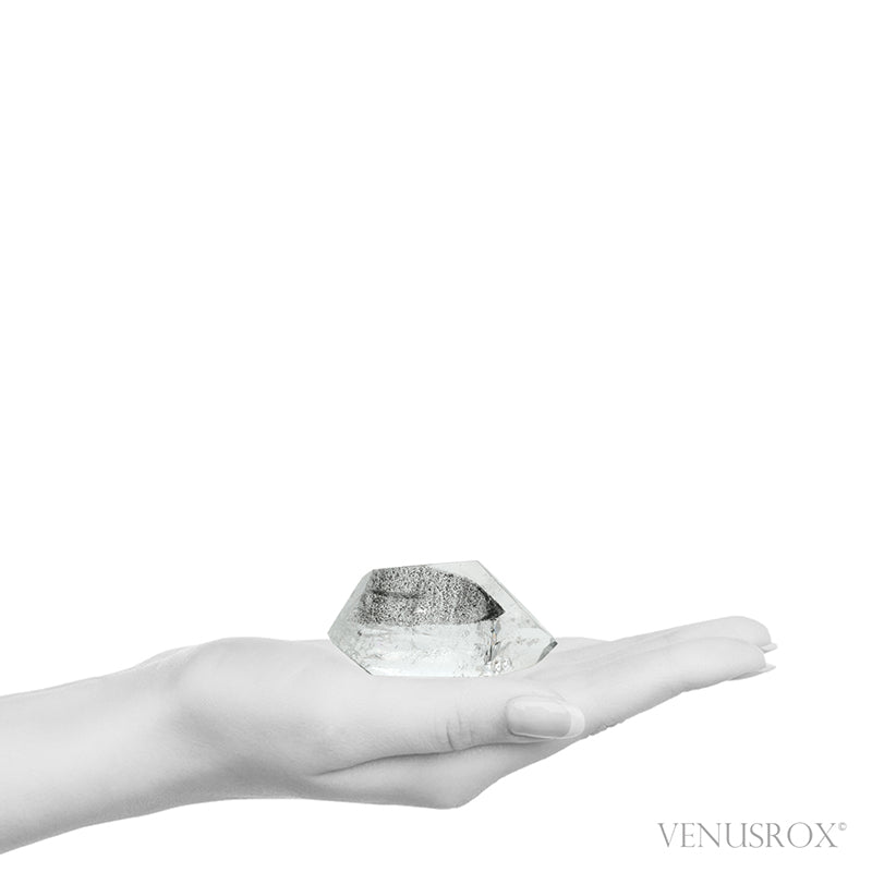Black Phantom Quartz Polished Crystal from Brazil | Venusrox