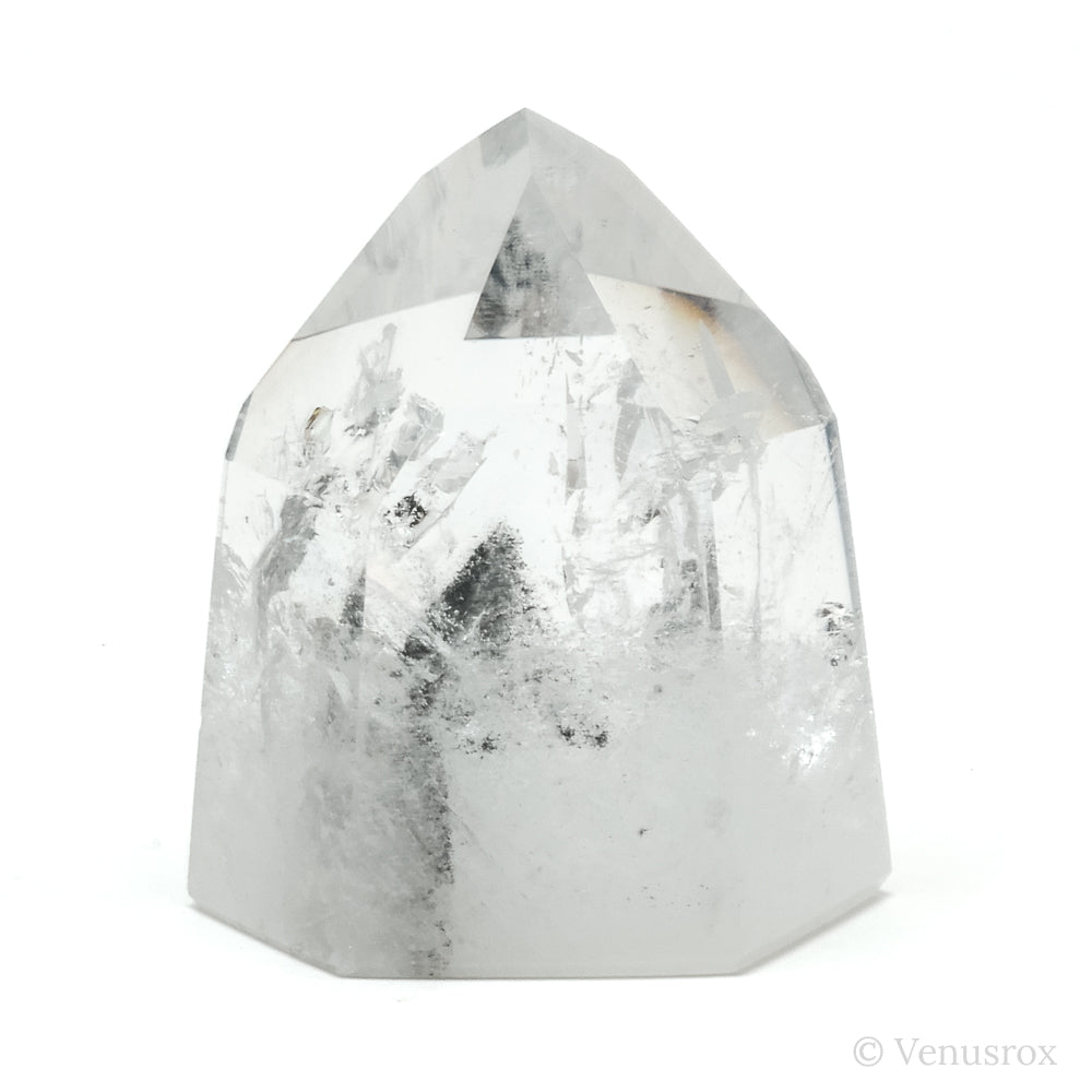 Black Phantom Quartz Polished Point from Brazil | Venusrox