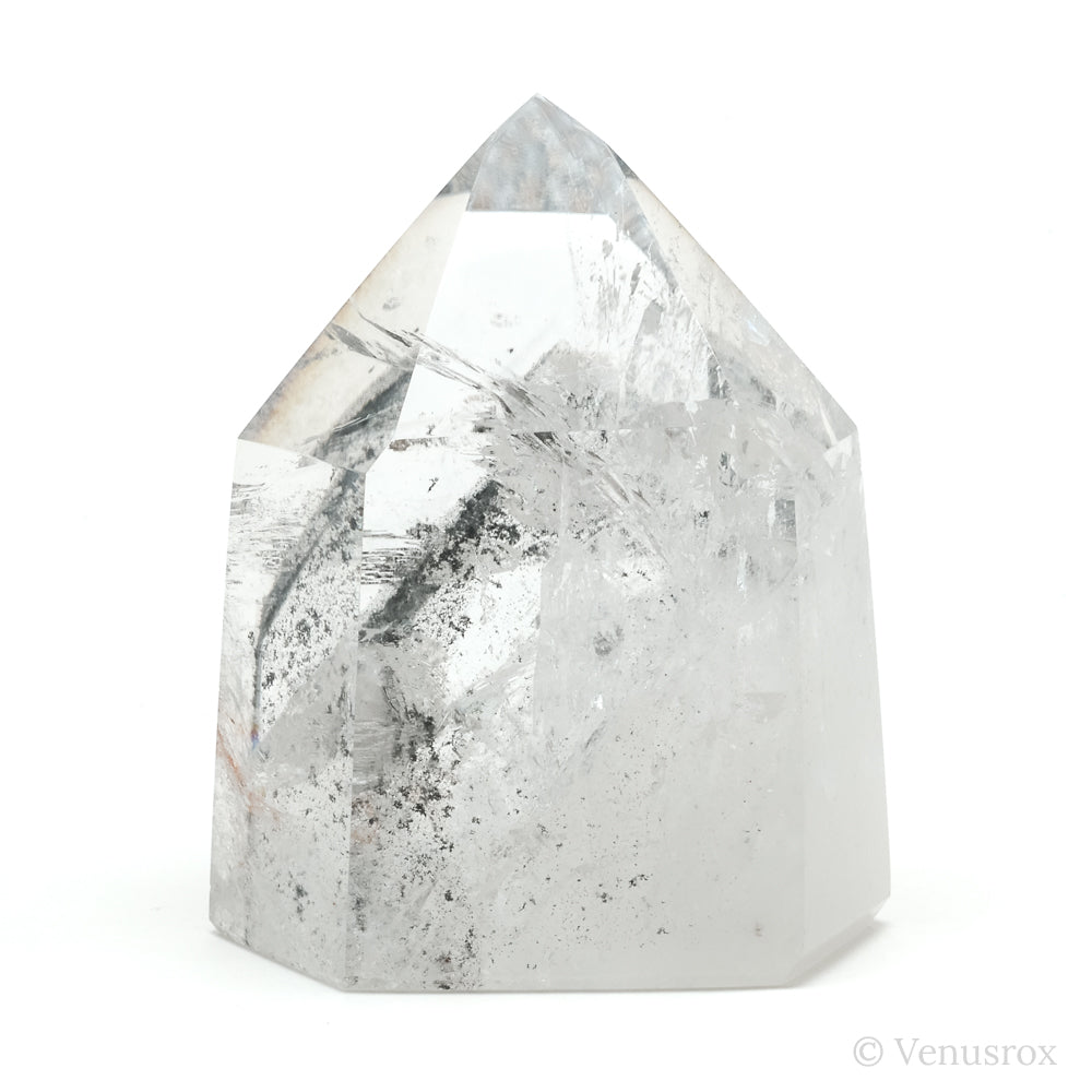 Black Phantom Quartz Polished Point from Brazil | Venusrox