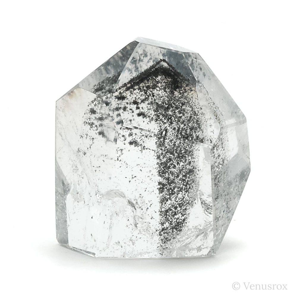 Black Phantom Quartz Polished Crystal from Brazil | Venusrox