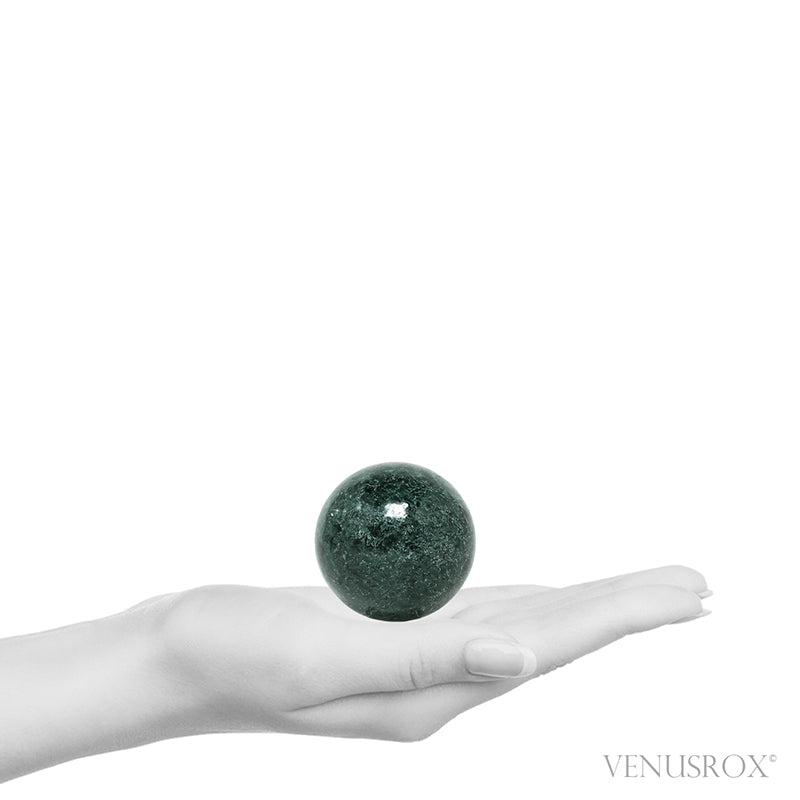 Moss Calcite Polished Sphere from India | Venusrox
