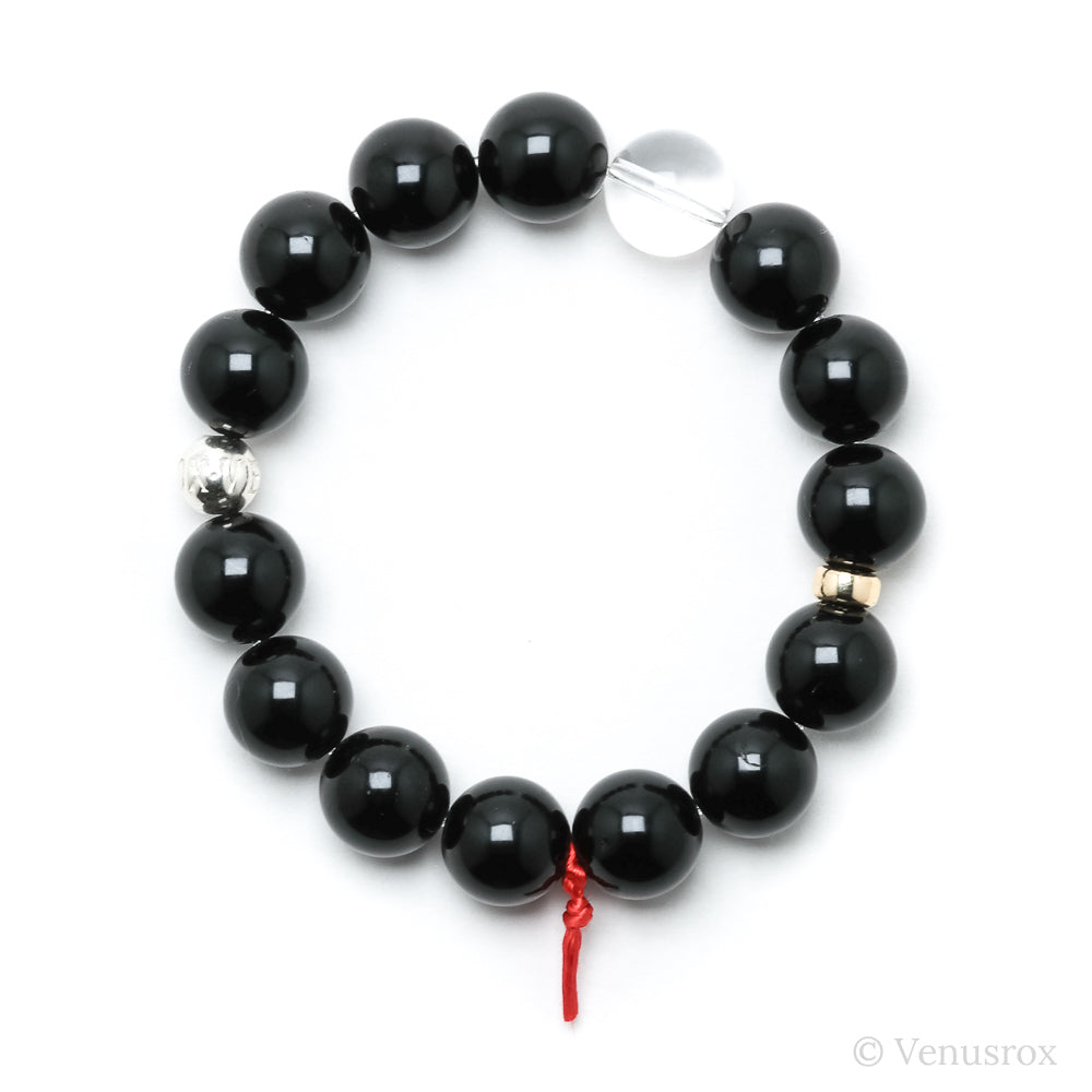 Black Tourmaline Bracelet from Brazil | Venusrox