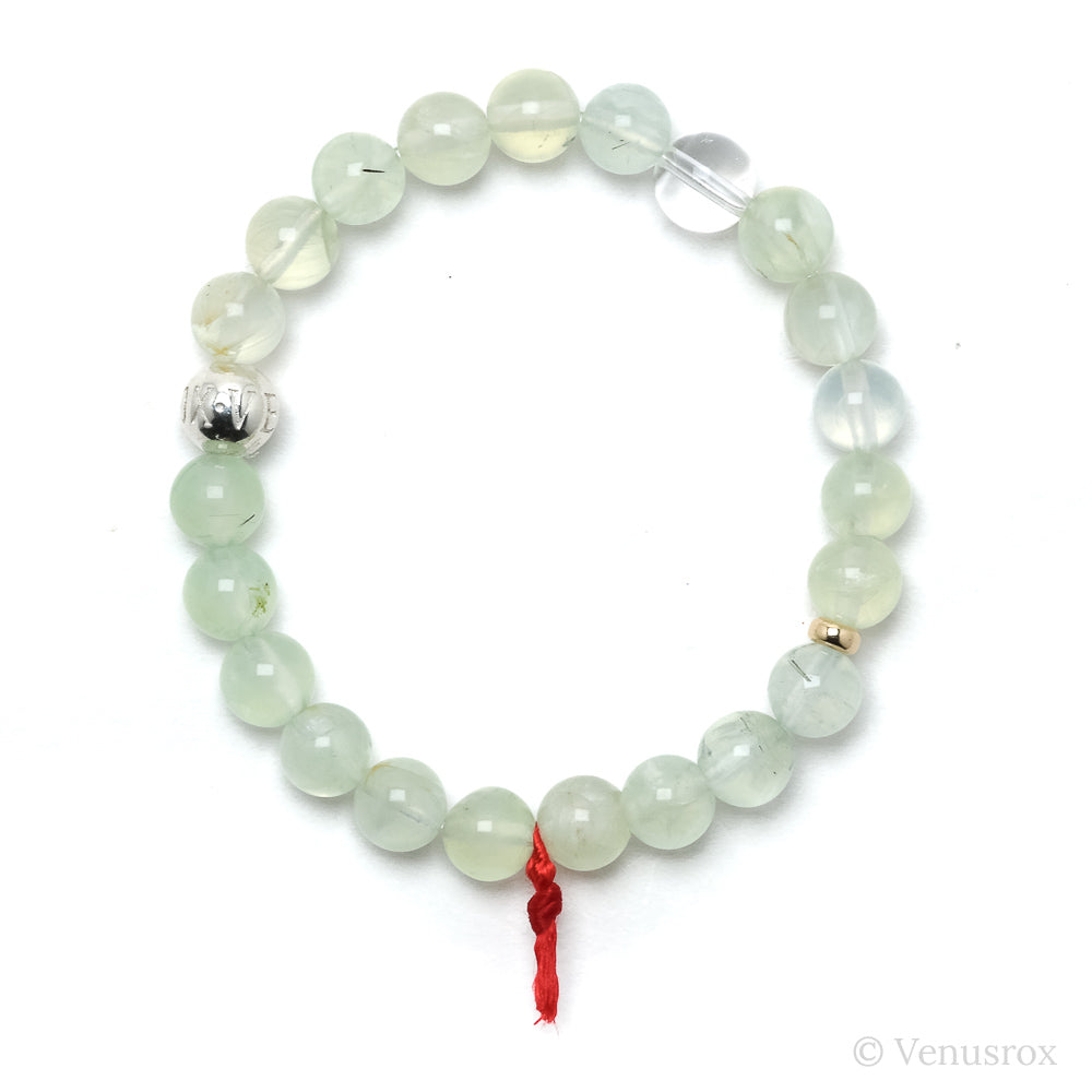Prehnite Bracelet from Mali | Venusrox