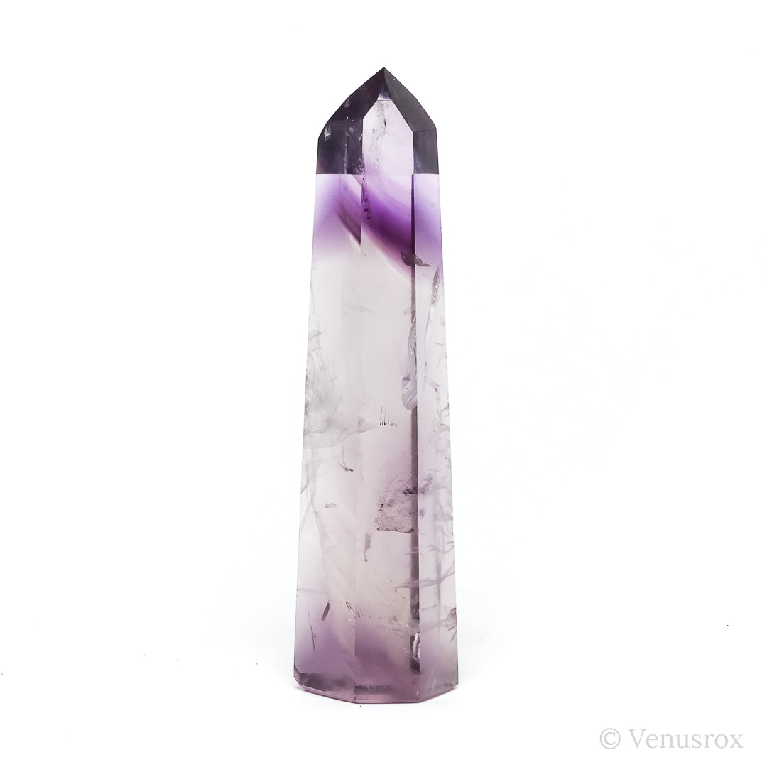 Amethyst Phantom Polished Point from Brazil | Venusrox