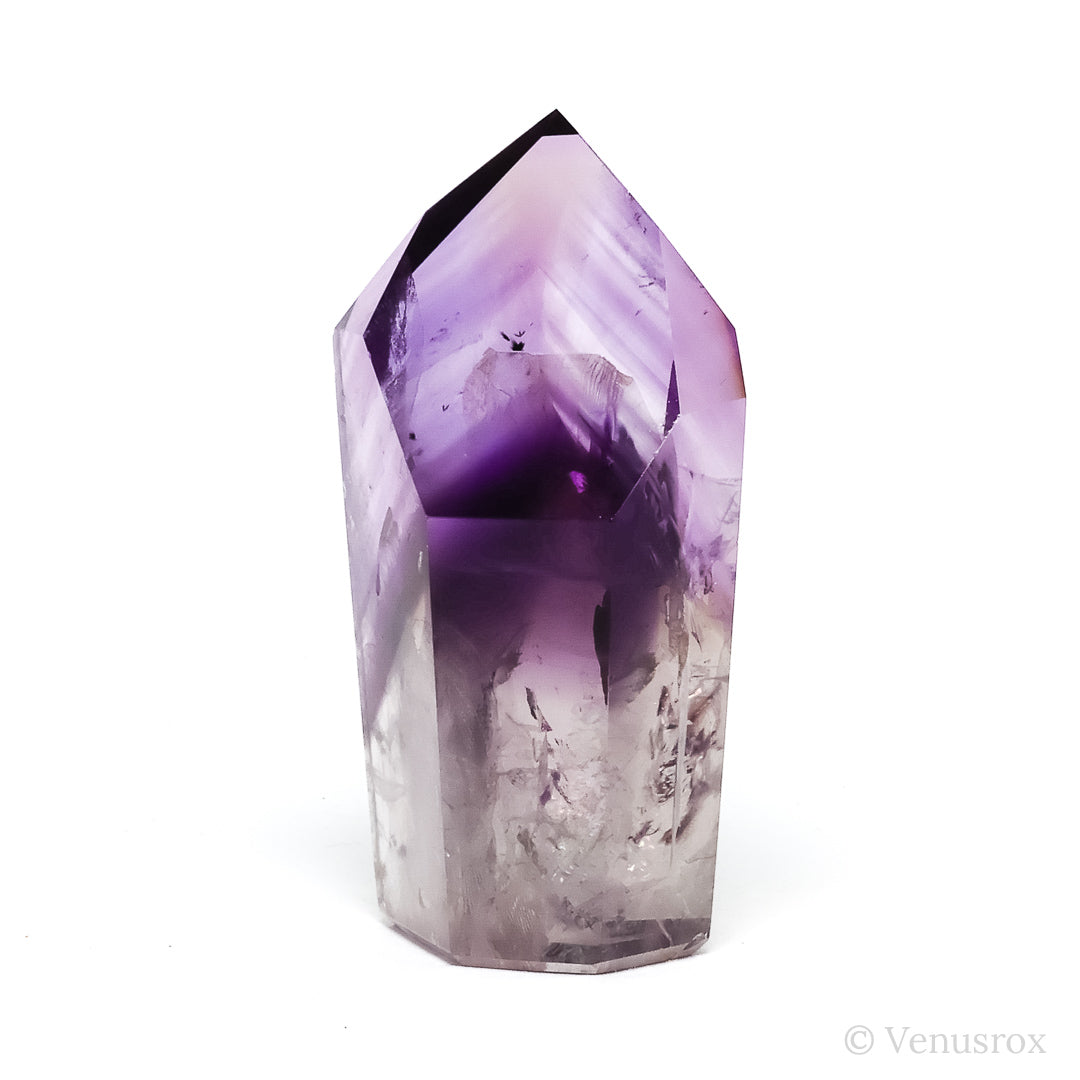 Amethyst Phantom Polished Point from Brazil | Venusrox