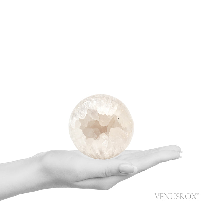 Clear Quartz Geode Sphere from Brazil | Venusrox
