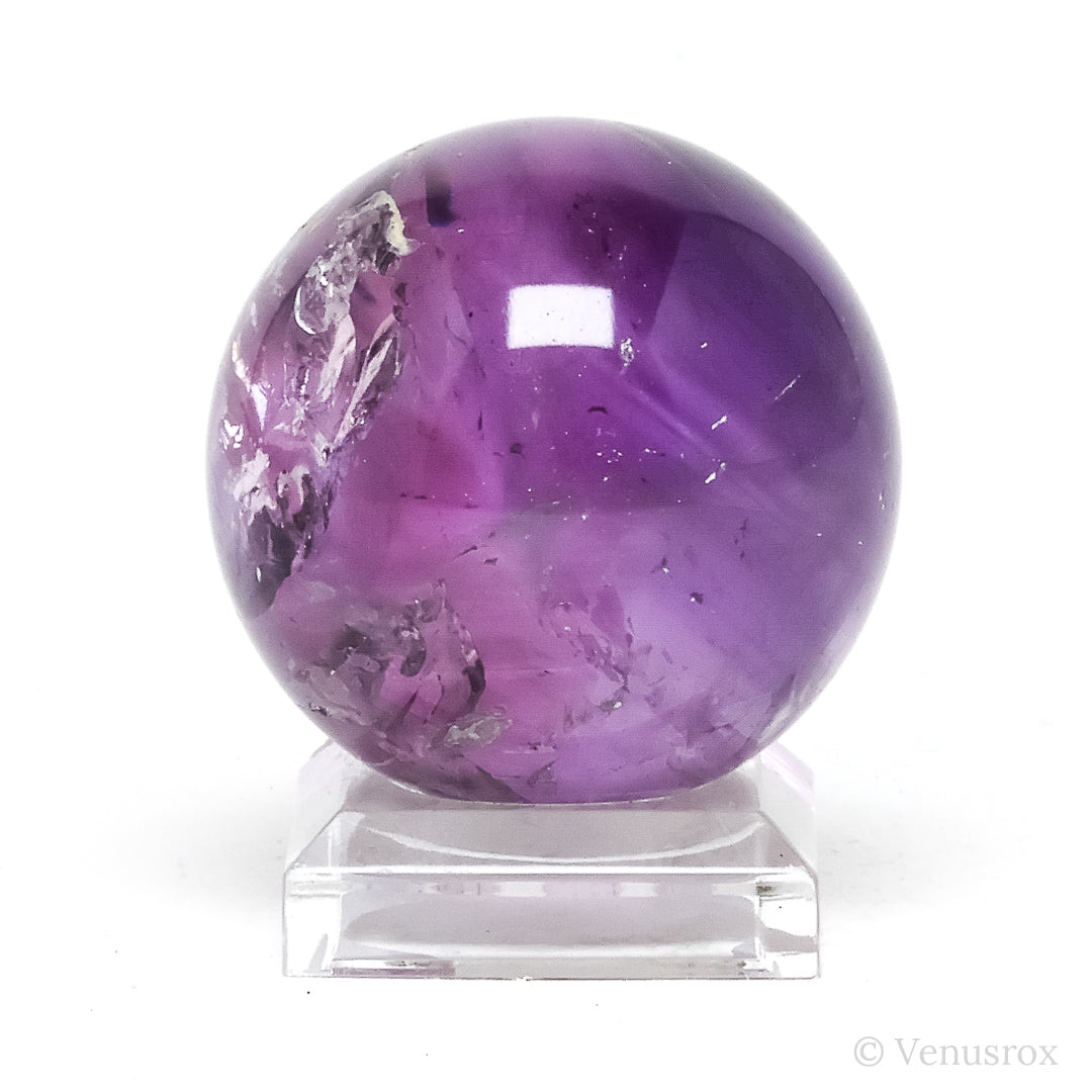 Amethyst Phantom Polished Sphere from Brazil | Venusrox