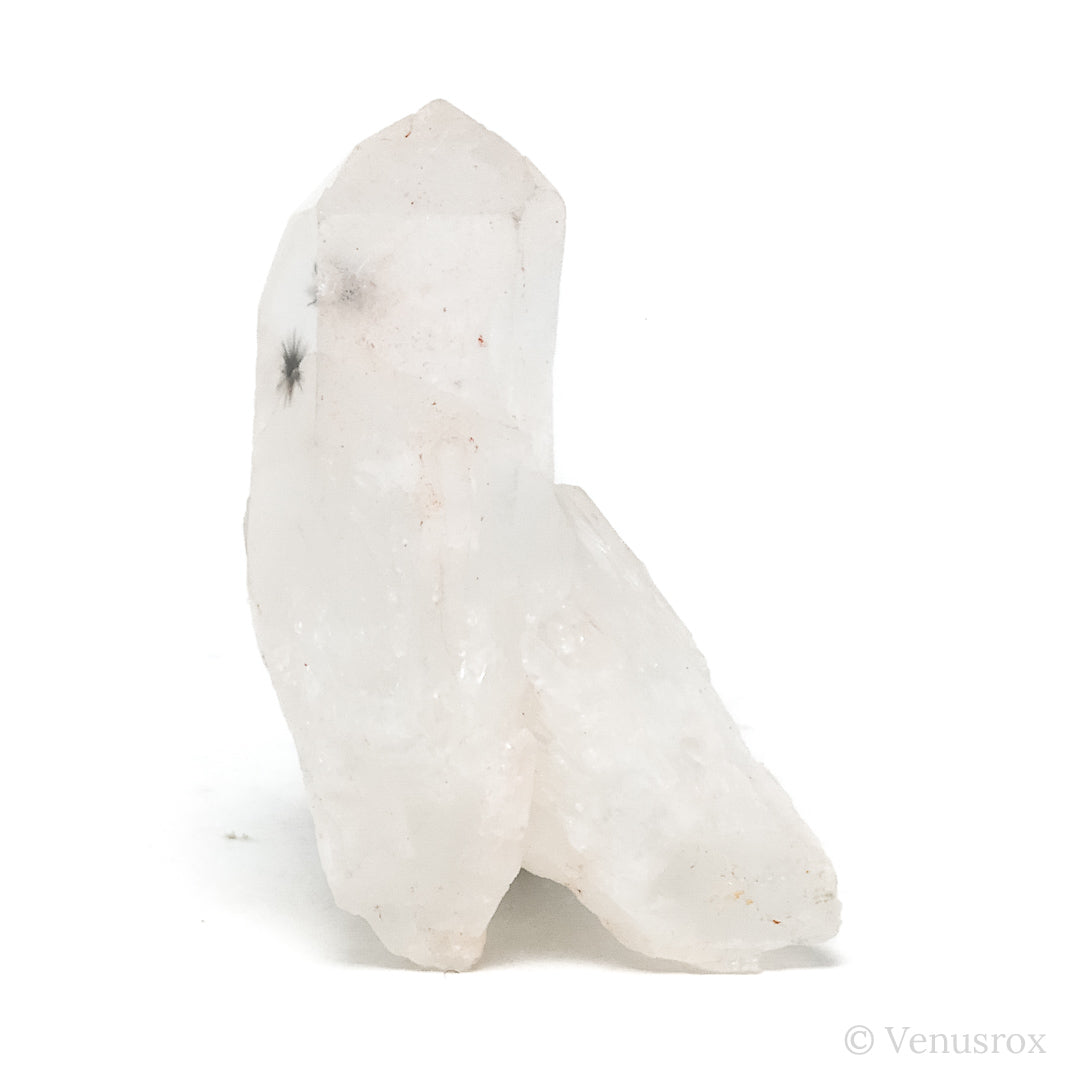 Hollandite Quartz Part Polished/Part Natural Point from Madagascar | Venusrox