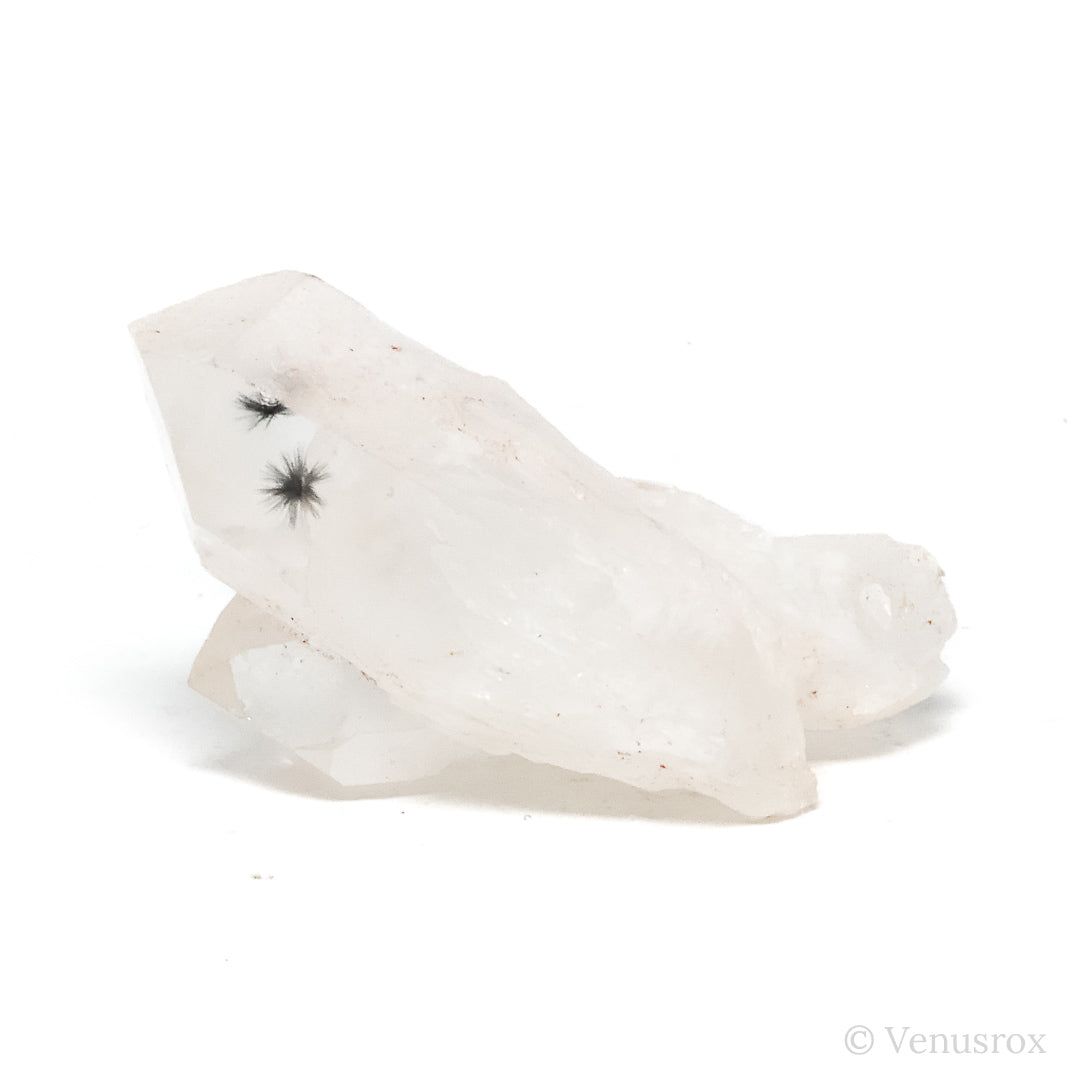 Hollandite Quartz Part Polished/Part Natural Point from Madagascar | Venusrox