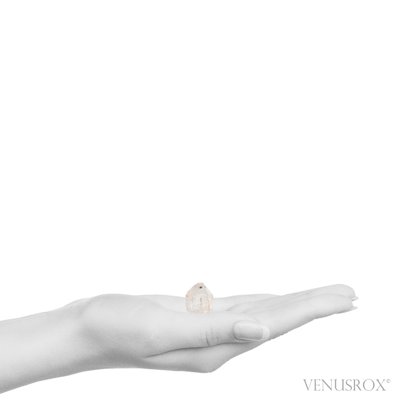 Hollandite Quartz Part Polished/Part Natural Point from Madagascar | Venusrox