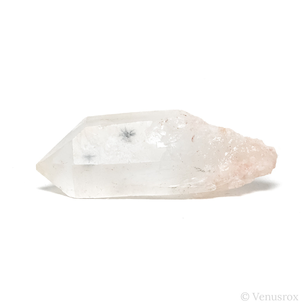 Hollandite Quartz Part Polished/Part Natural Point from Madagascar | Venusrox