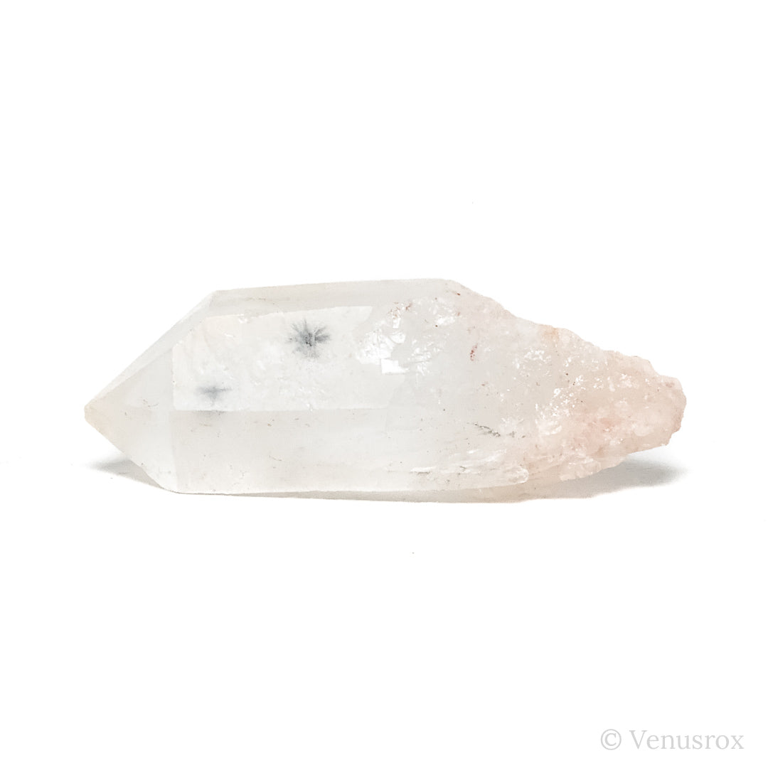Hollandite Quartz Part Polished/Part Natural Point from Madagascar | Venusrox