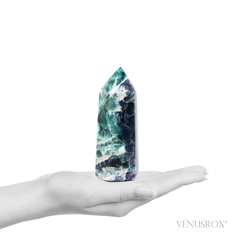 Fluorite Polished Point from Mexico | Venusrox