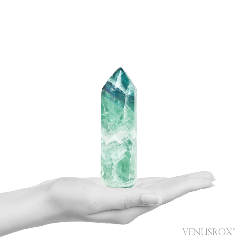 Fluorite Polished Point from Mexico | Venusrox