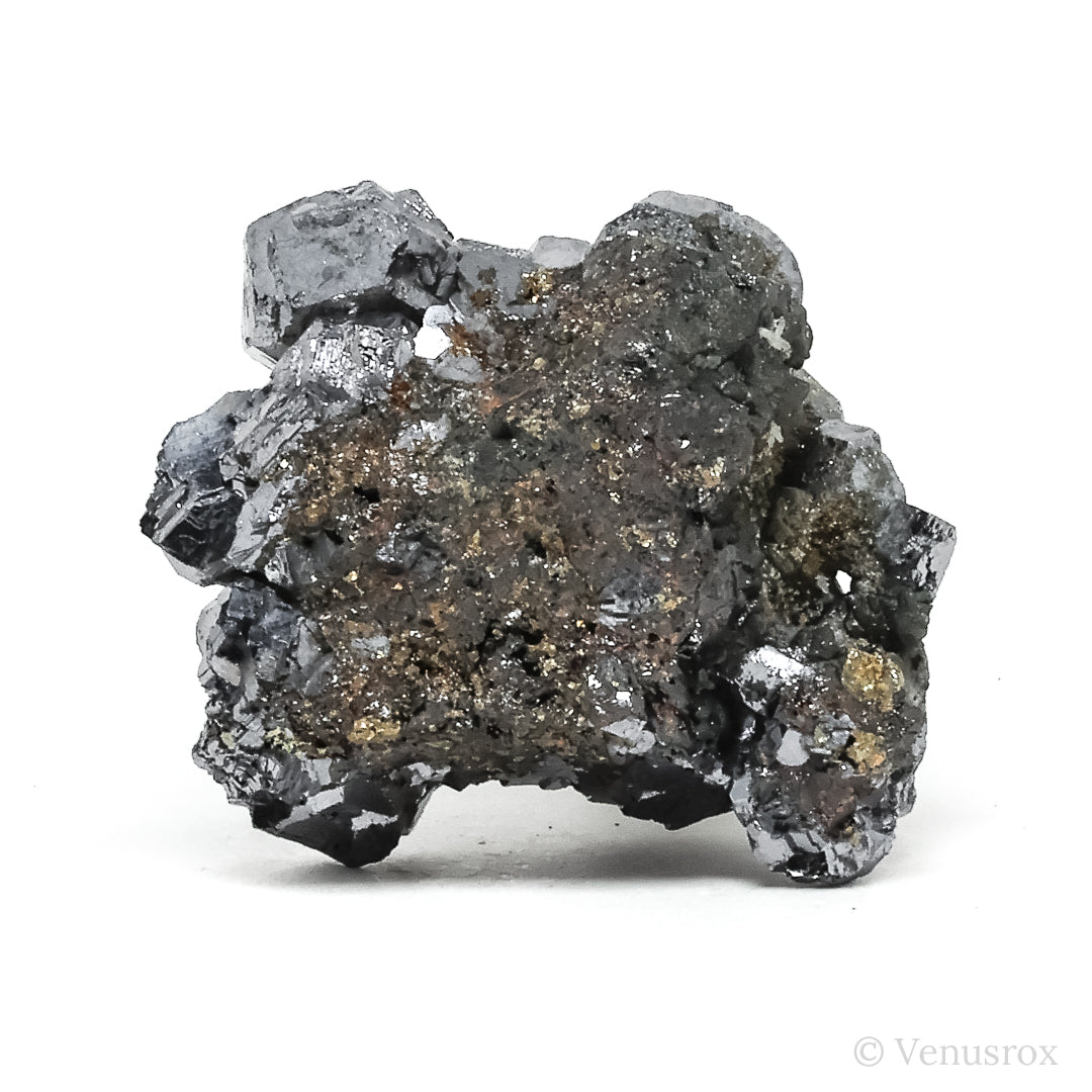 Galena with Chalcopyrite Natural Cluster from the Huanzala Mine, Huallanca District, Huanuco Department, Peru | Venusrox