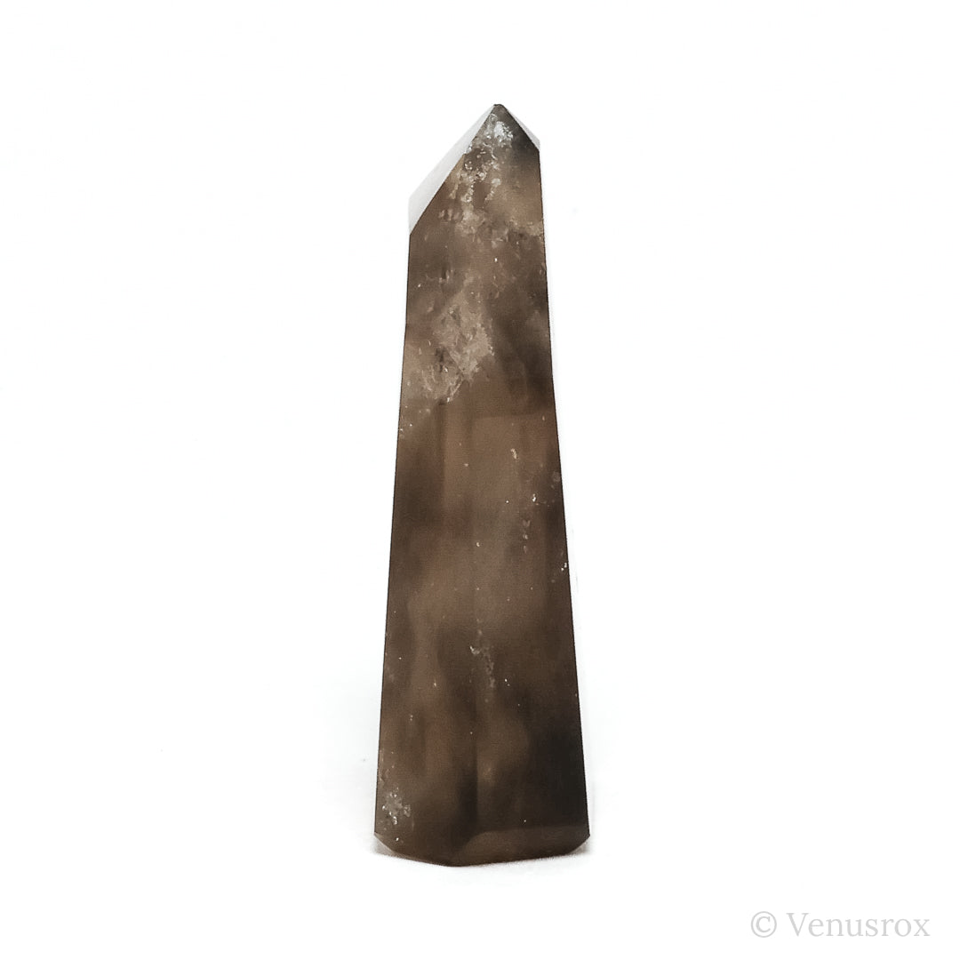 Smoky Phantom Quartz Polished Point from Madagascar | Venusrox