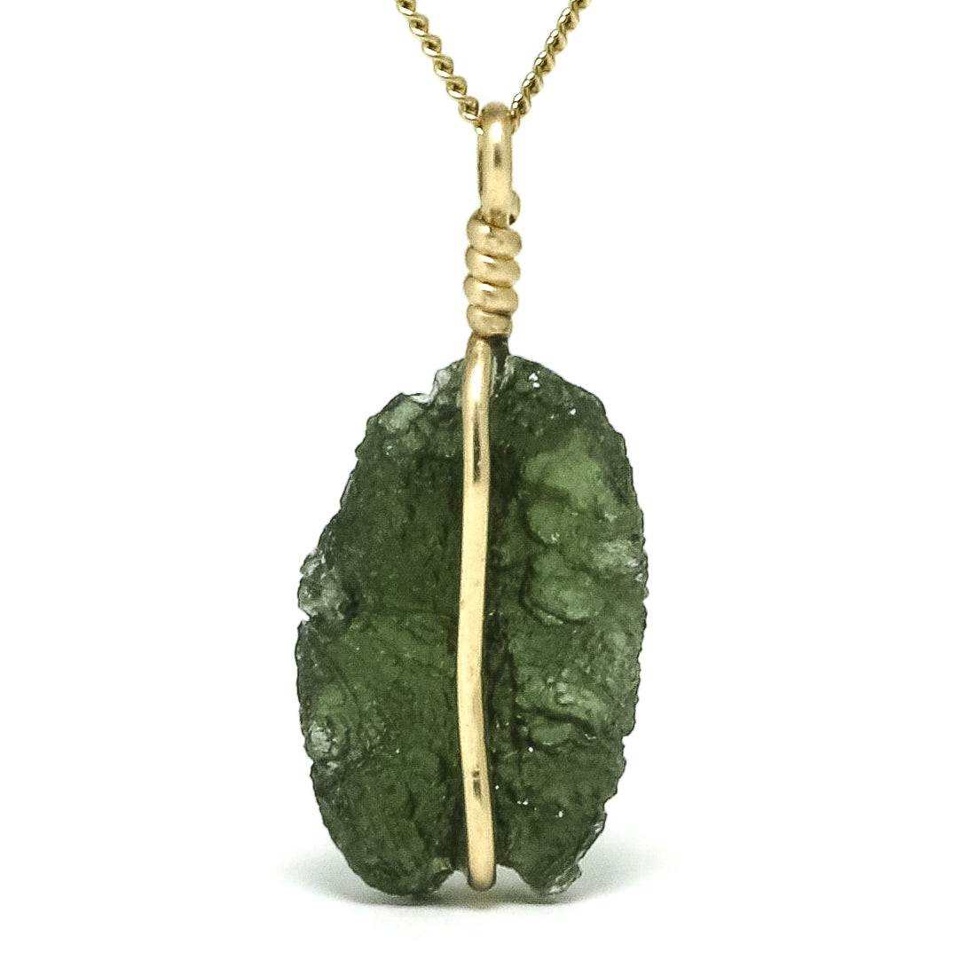 Moldavite Crystal Pendant from Chlum, Czech Republic | Venusrox