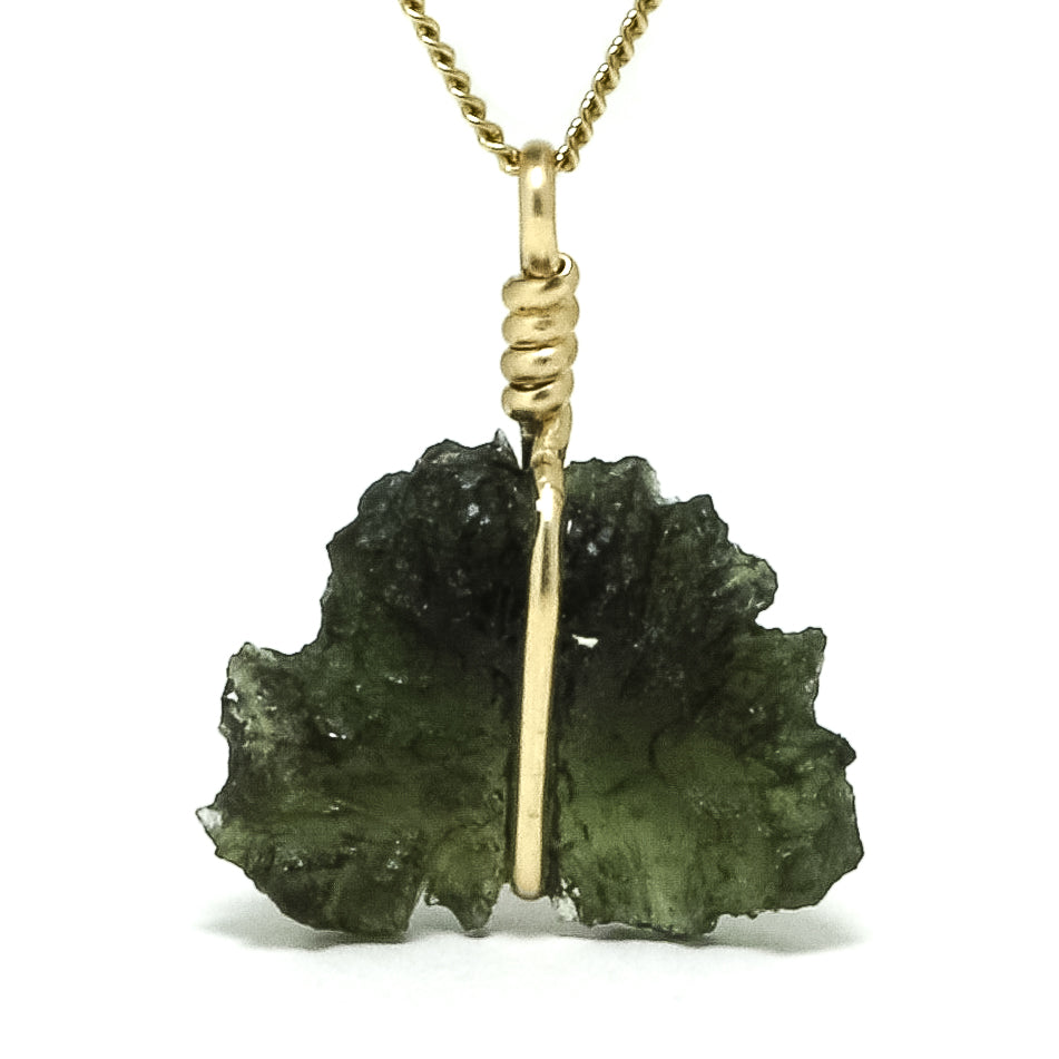 Moldavite Crystal Pendant from Chlum, Czech Republic | Venusrox