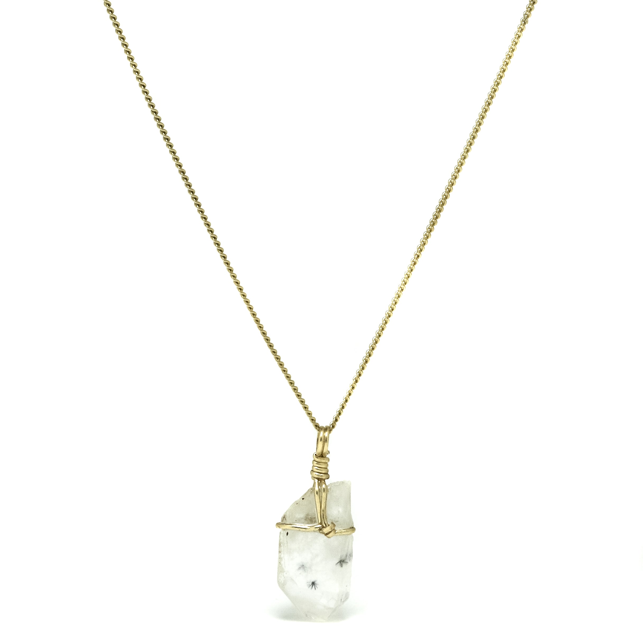 Hollandite Quartz Natural Crystal Pendant from Madagascar | Venusrox