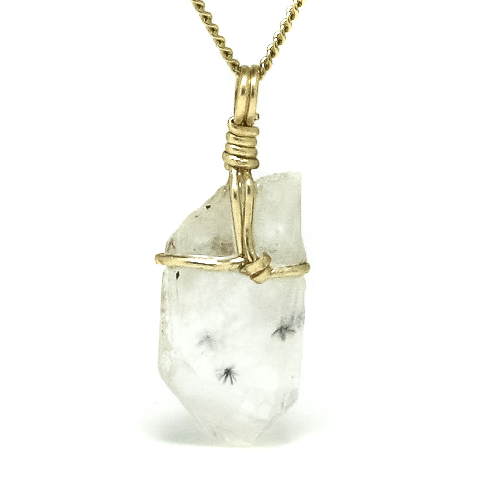 Hollandite Quartz Natural Crystal Pendant from Madagascar | Venusrox