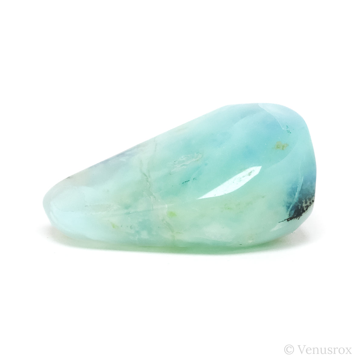 Blue Andean Opal Polished Crystal from the Acari Mine, Caraveli Province, Arequipa Department, Peru | Venusrox