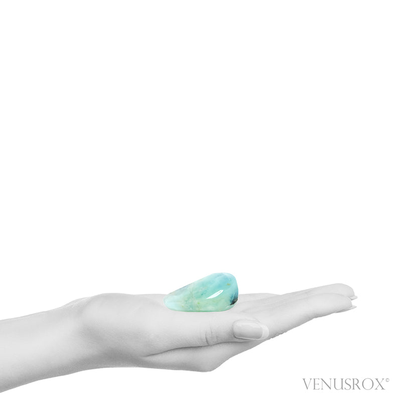 Blue Andean Opal Polished Crystal from the Acari Mine, Caraveli Province, Arequipa Department, Peru | Venusrox