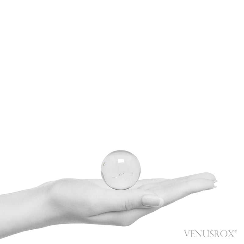 Clear Quartz Polished Sphere from Brazil | Venusrox