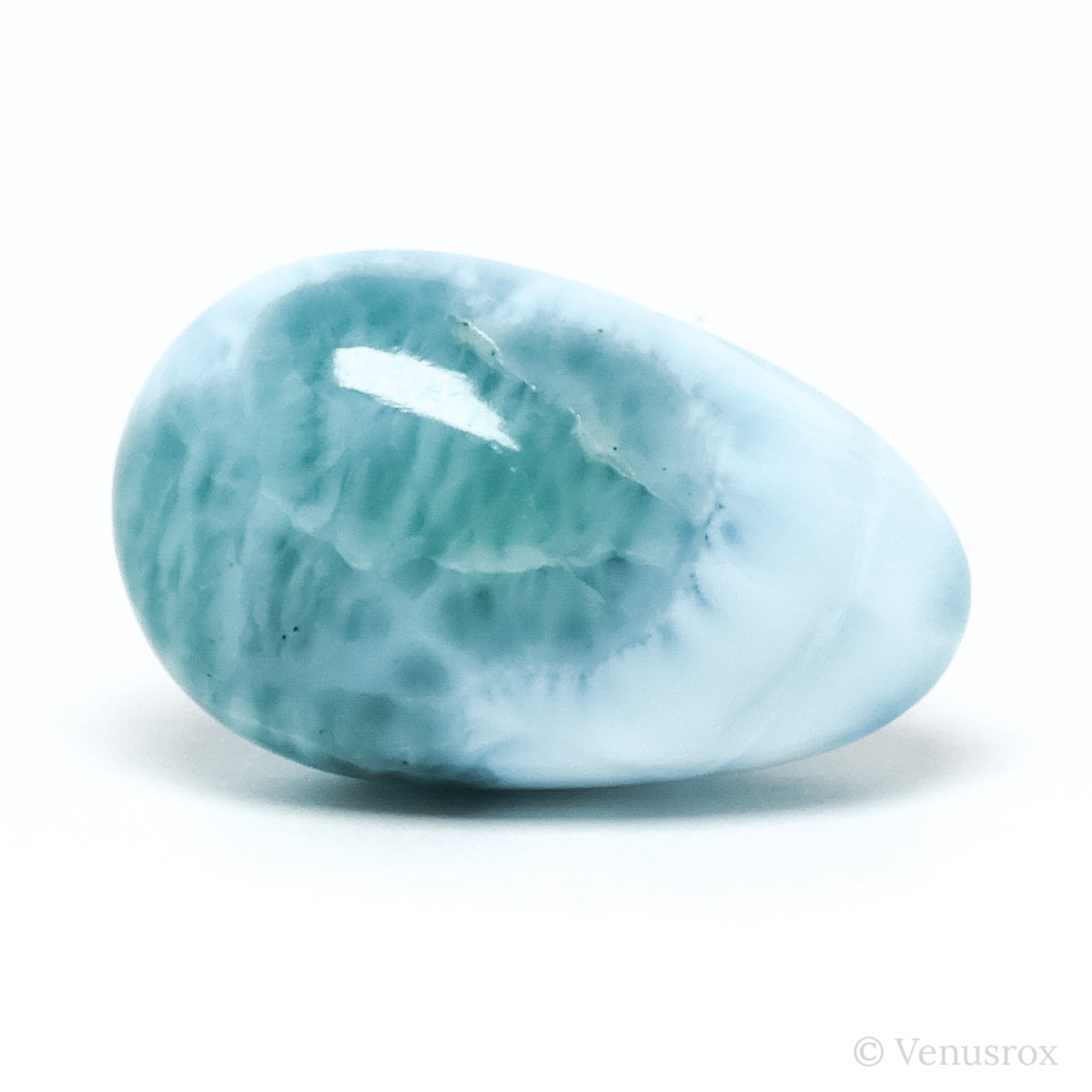 Larimar Polished Crystal from Dominican Republic | Venusrox