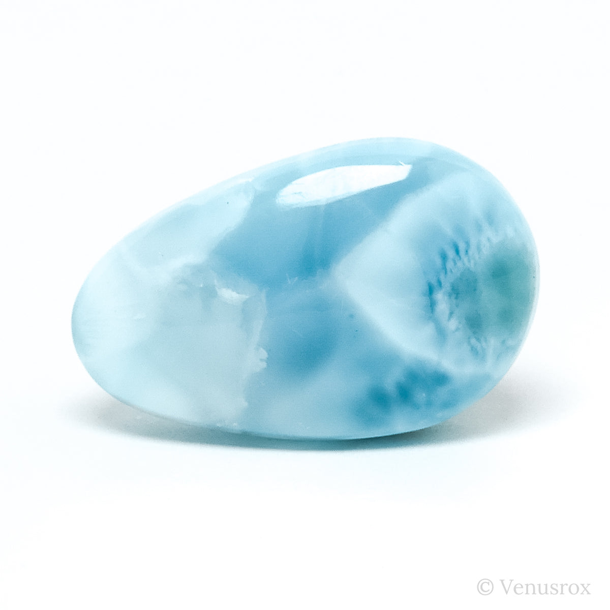 Larimar Polished Crystal from Dominican Republic | Venusrox