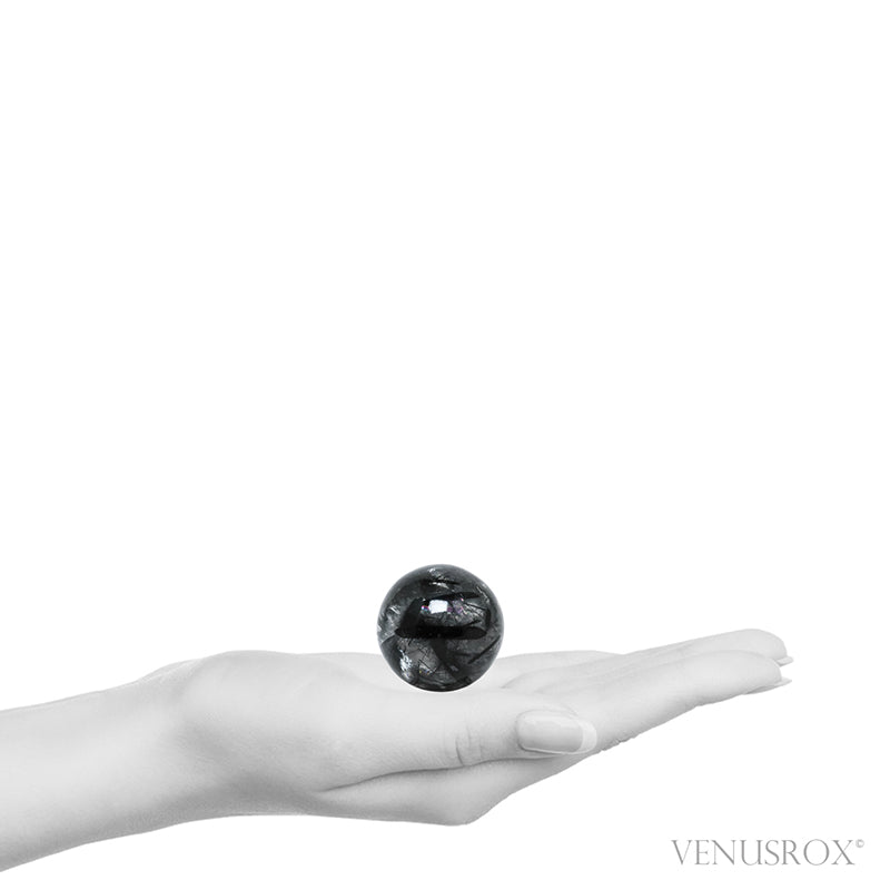 Tourmalinated Quartz Sphere from Brazil | Venusrox