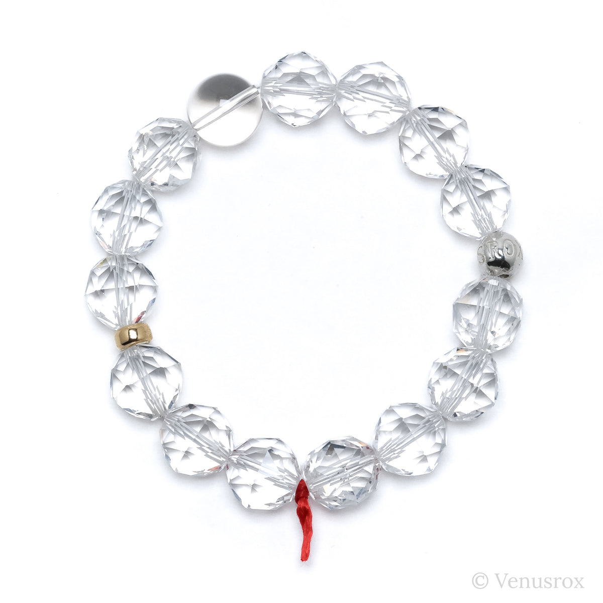Clear Quartz Bead Bracelet from Brazil | Venusrox
