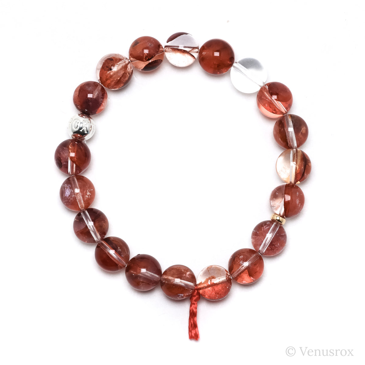 Hematoid Quartz Bracelet from Madagascar | Venusrox