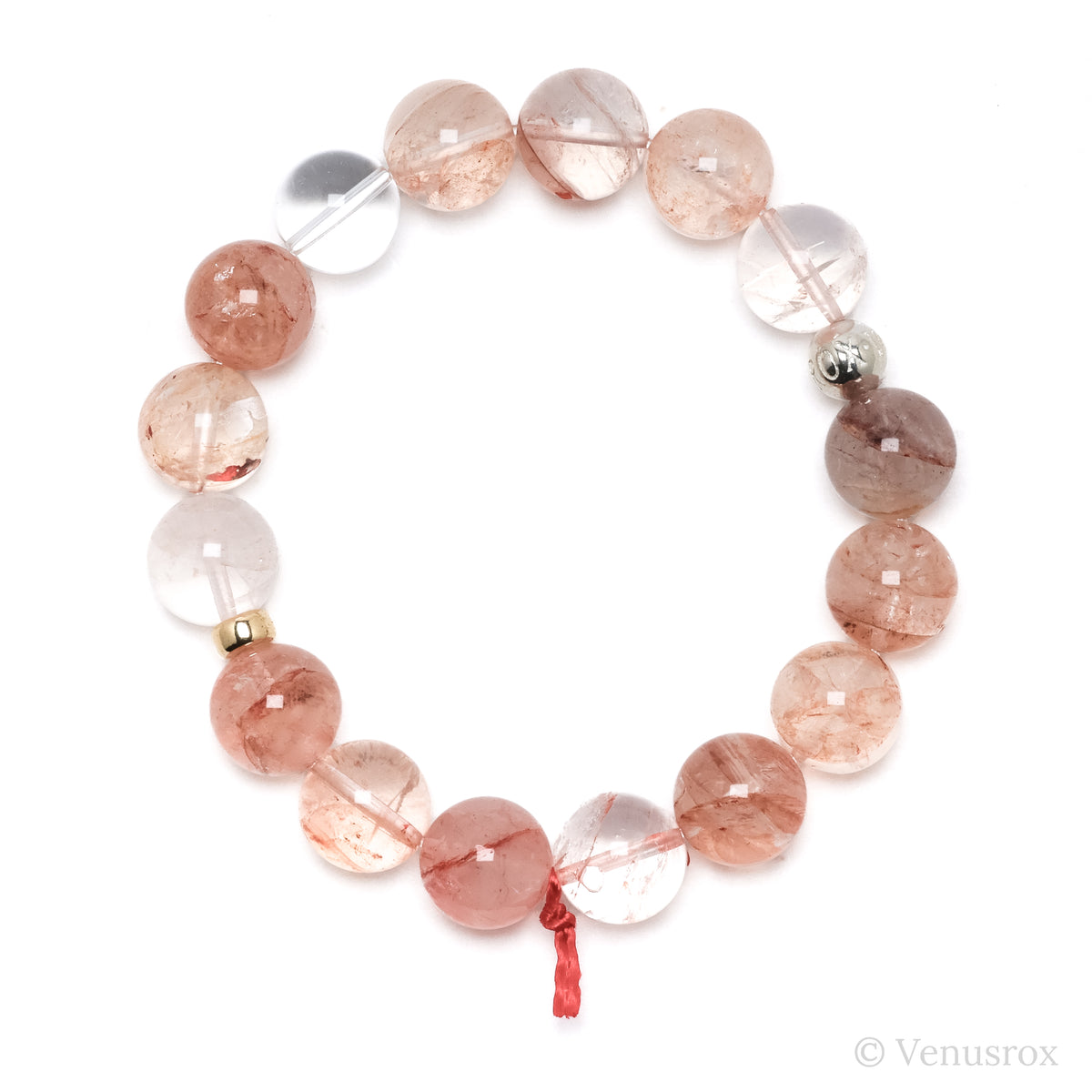 Hematoid Quartz Bracelet from Madagascar | Venusrox