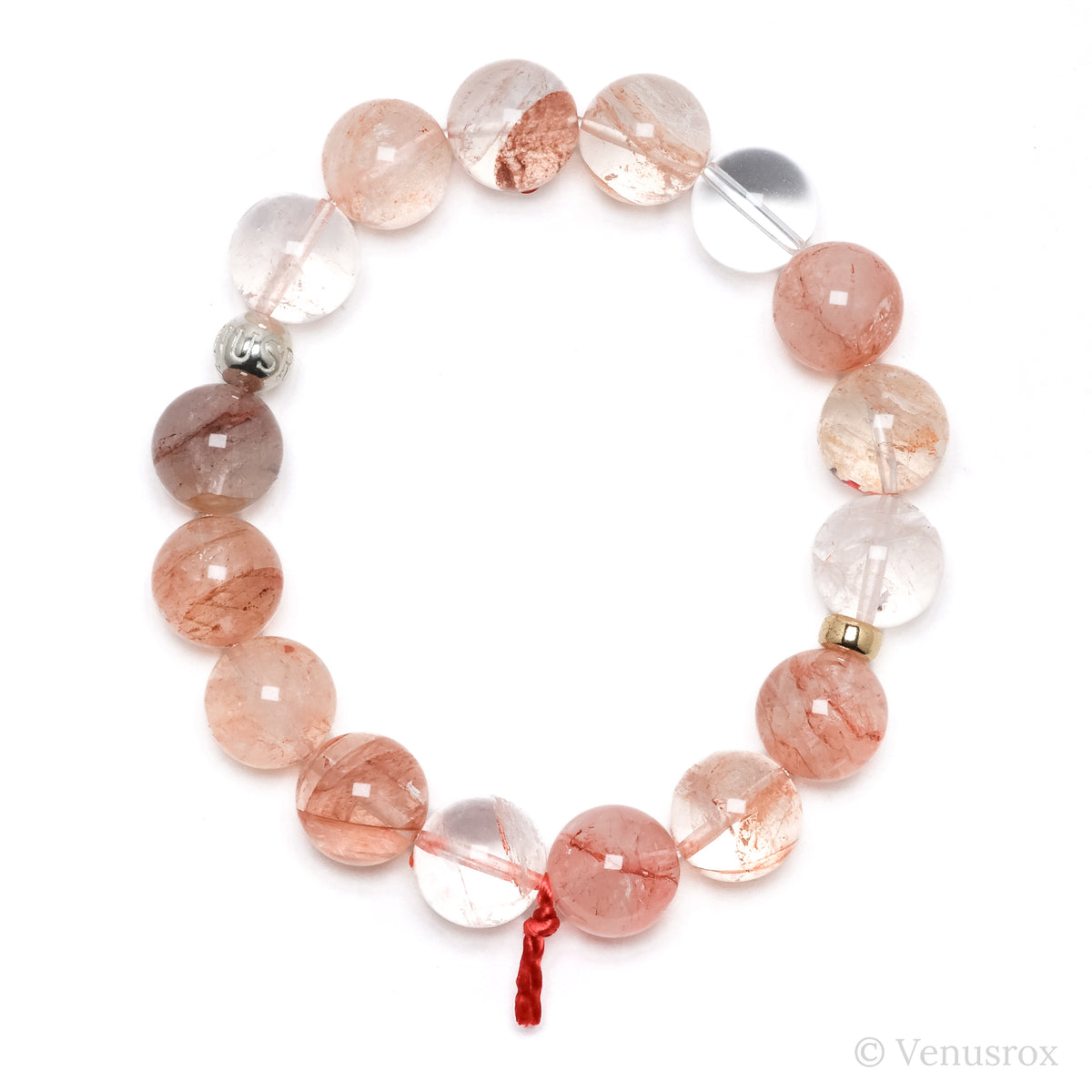 Hematoid Quartz Bracelet from Madagascar | Venusrox