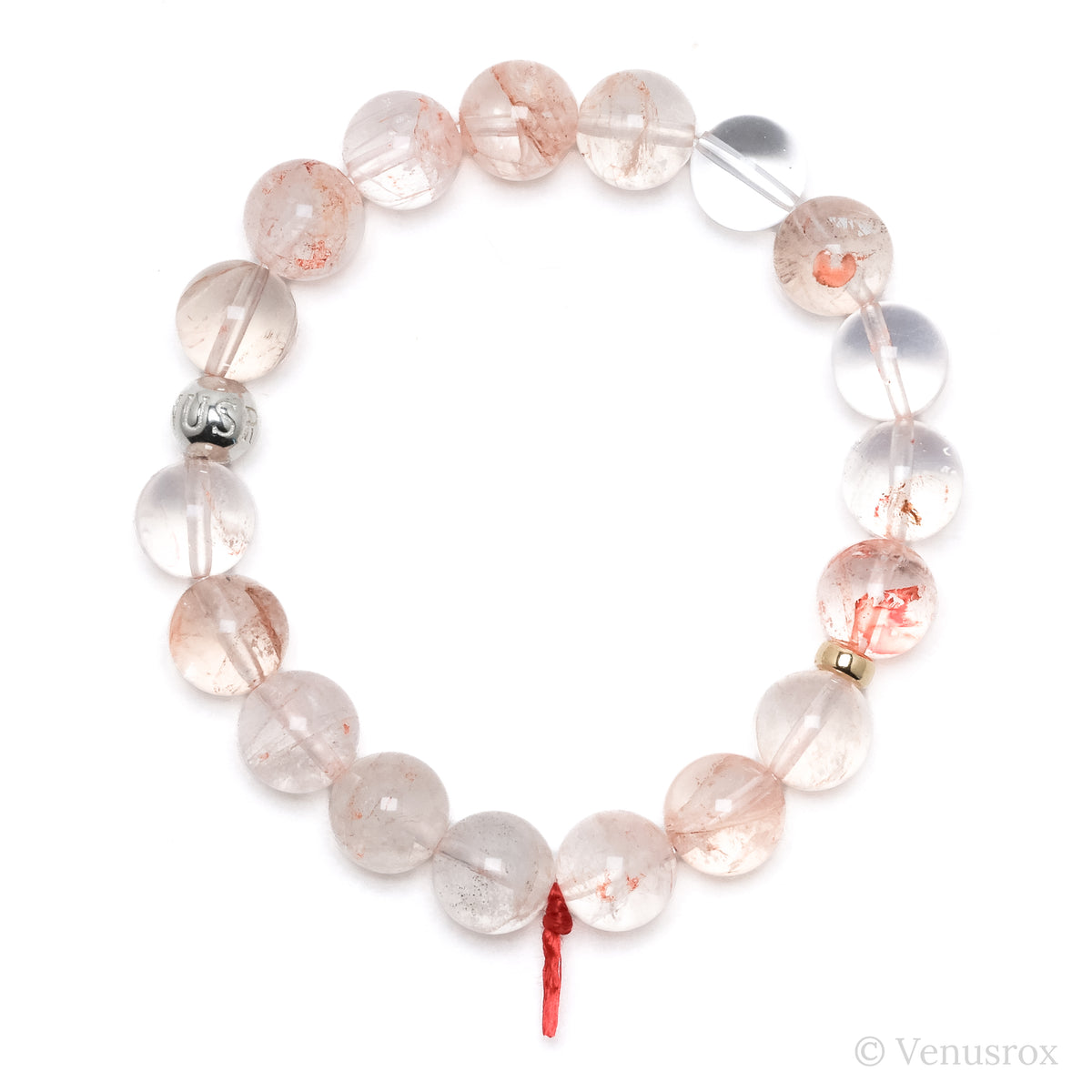 Hematoid Quartz Bracelet from Madagascar | Venusrox