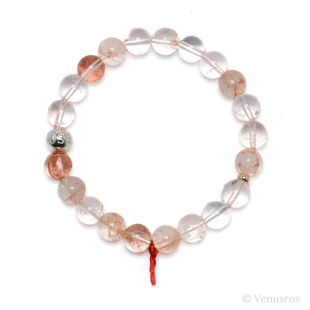 Hematoid Quartz Bracelet from Madagascar | Venusrox