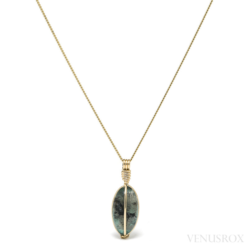 Fluorite/Galena Polished Crystal Pendant from Diana Maria Mine, England | Venusrox