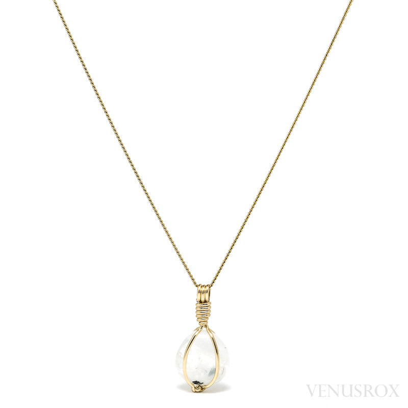 Rainbow Moonstone Polished Crystal Pendant from India | Venusrox