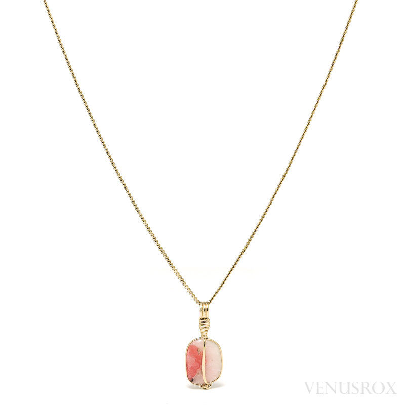Tugtupite Polished Crystal Pendant from Tugtup Agtâkorfia, Narsaq municipality, Greenland | Venusrox