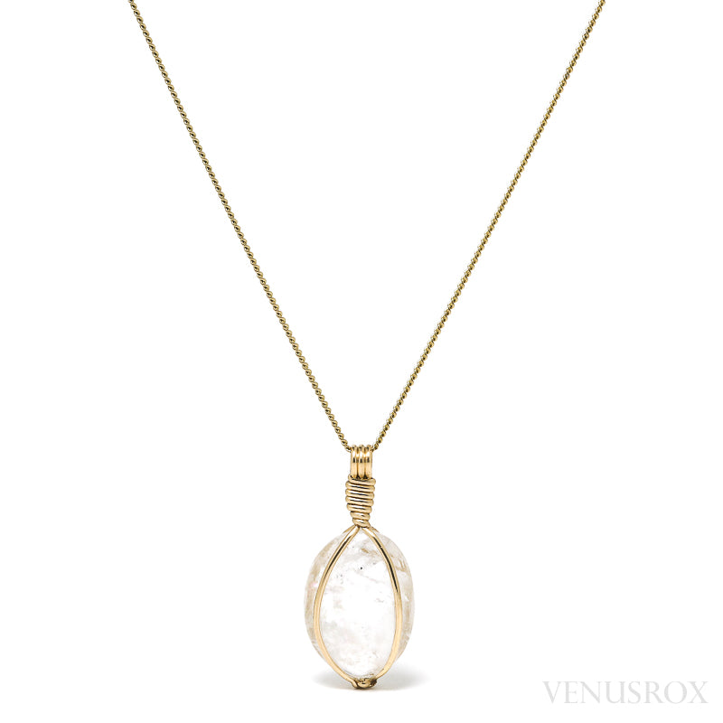 Danburite Polished Crystal Pendant from Mexico | Venusrox