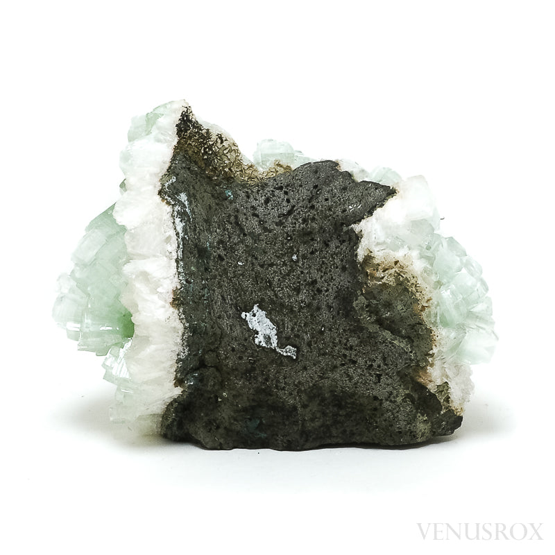 Green Apophyllite & Stilbite on Matrix Cluster from Pune District, Maharashtra, India | Venusrox