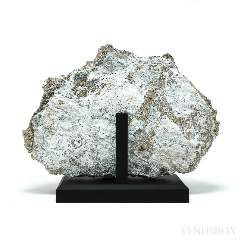Pyrite Natural Cluster from the Huanzala Mine, Huallanca District, Dos de Mayo Province, Huánuco Department, Peru mounted on a bespoke stand | Venusrox