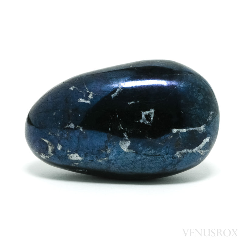 Covellite with Pyrite Polished Crystal from Peru | Venusrox