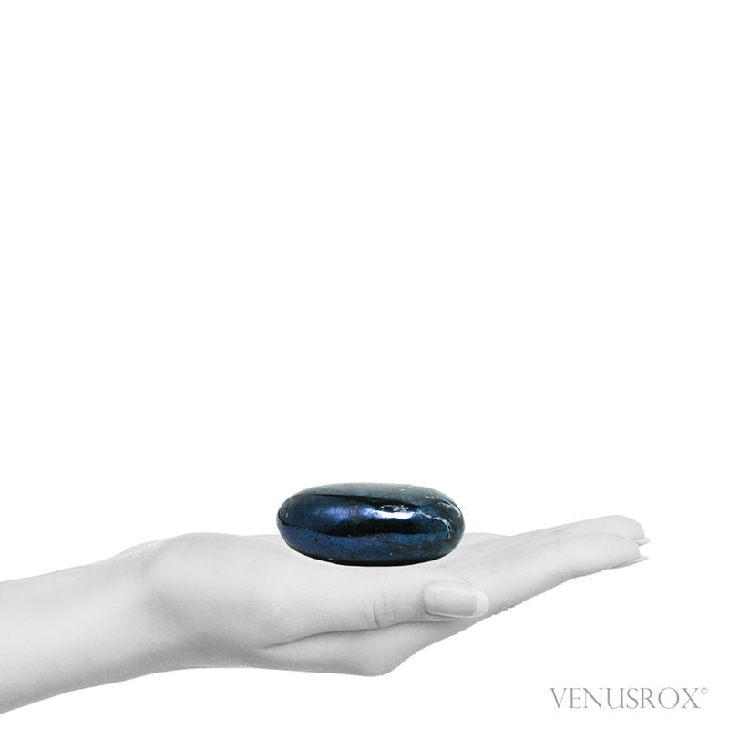 Covellite with Pyrite Polished Crystal from Peru | Venusrox