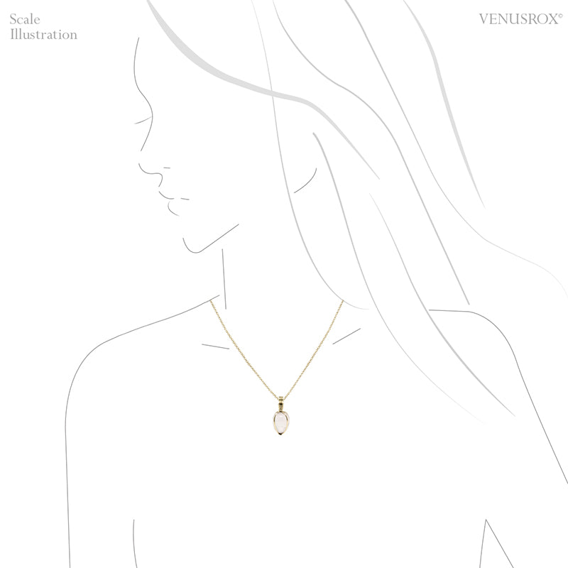 Star Rose Quartz Polished Crystal Pendant from Madagascar | Venusrox