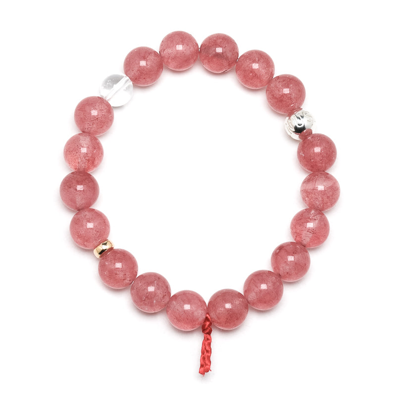 Strawberry Quartz Bracelet from Tanzania | Venusrox